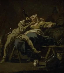Pulcinella en Colombina