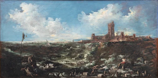 Het gebed van de monniken aan zee