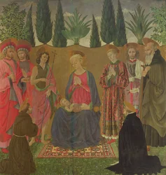 Maagd en kind met heiligen, c.1455