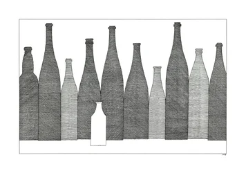 Flessen - Kleine witte