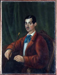 Zelfportret van Alexander Alexandrovich Bestuzhev Marlinsky