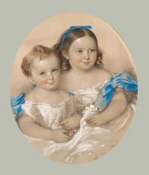 Dubbelportret van Mary Sime Greig en David Middleton Greig