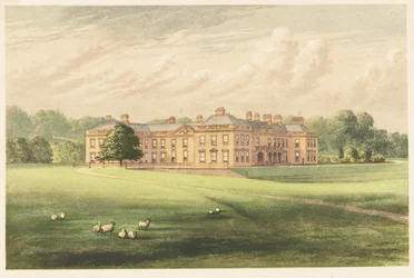 Holme Lacy House, Herefordshire, Engeland. 1880 (gravure)