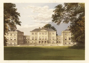 Nuneham Park, Berkshire, Engeland, 1880 (gravure)