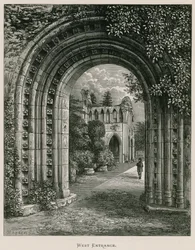 Dryburgh Abbey, Westelijke ingang