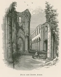 Fountains Abbey, schip en zuidbeuk