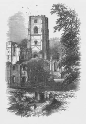 De toren, Fountains Abbey, ca. 1880, 1897