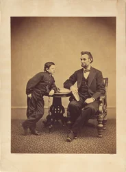 [Abraham Lincoln en zijn zoon Thomas (Tad)].