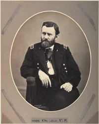 Platinum rijstafdruk van Ulysses S. Grant, 1865, gedrukt in 1901