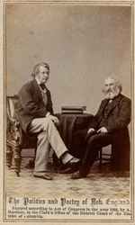 De politiek en poëzie van New England,1863 (foto)