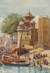 De badghats, Benares