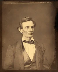 Portret van Lincoln als presidentskandidaat