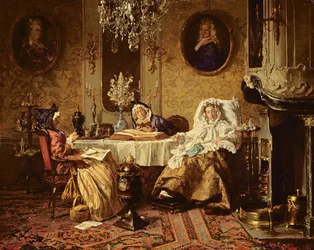 De bijbellezing, 1879