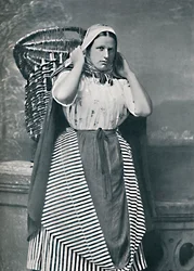 Een visvrouw uit Newhaven, Schotland
