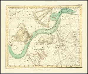 1822 - Alexander Jamieson - Hydra Sextans Felis en Crater