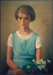 Portret van dochter Angelina