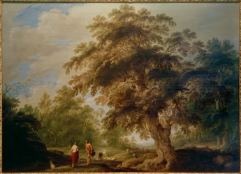Landschap met Apollo en de Cumaeïsche Sibylle