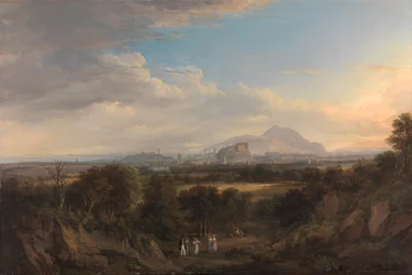 Een Uitzicht op Edinburgh vanuit het Westen, 1822-1826