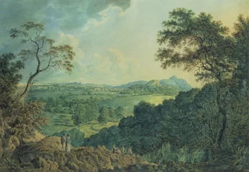 Uitzicht op Edinburgh vanaf Corstorphine Hill