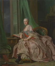 Anastasia Ivanovna, prinses van Hessen-Homburg 1700-1755, geboren gravin Trubetskaya, 1757