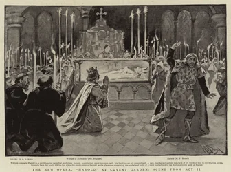 De Nieuwe Opera, Harold, in Convent Garden, Scène uit Act II