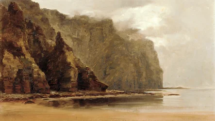 De Minaum Kliffen, Achill Island, County Connaught, Ierland