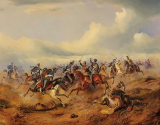 Een scène uit de Hongaarse Revolutie van 1848-1849, ca. 1850