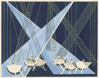 Scenisch ontwerp uit de portfolio Décors de Théâtre, 1930