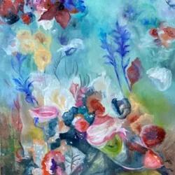 Kleurrijke abstracte bloemen