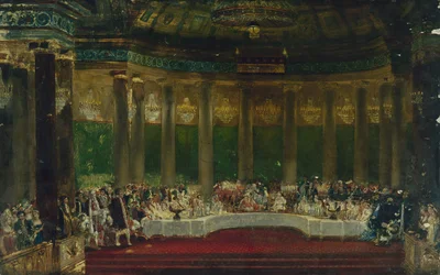 Bruiloftsfeest van Napoleon I in de Tuilerieën, 2 april