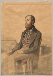 Portret van Alfred de Musset (1810-1857)