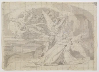 Studie voor De Dood van Mozes, 1851