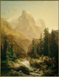 Alexandre Calame, Wetterhorn