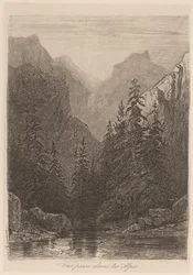 Gezicht in de Alpen