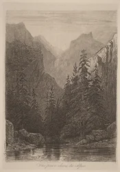 Gezicht in de Alpen