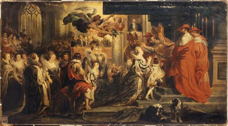 De kroning van Maria de
