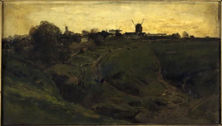 Uitzicht op Montmartre, noordwestzijde