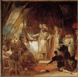 Francois I ridder door Bayard
