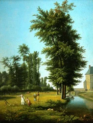 Uitzicht op een weide