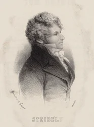 Portret van pianist en componist Daniel Steibelt 1765-1823