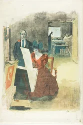 Omslag voor de portfolio, De schilders-lithografen