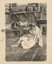 De Modelsessie (La Séance de modèle), ca. 1895