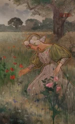 Decoratieve plafonds van de vier seizoenen: zomer (istiu)