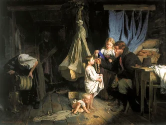 Terugkeer uit de stad, 1870