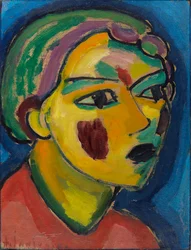 Dichter Mystiek hoofd, 1917