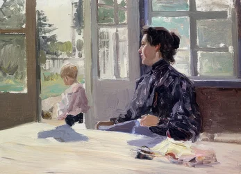 Op het terras