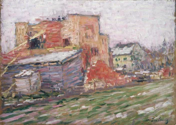 Een straat, 1905