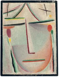 Abstract hoofd, ca. 1921