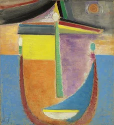 Abstract hoofd: compositie, 1924