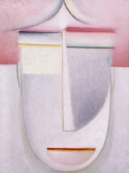 Abstract Hoofd: Compositie Nr 2 "Winter", c.1924